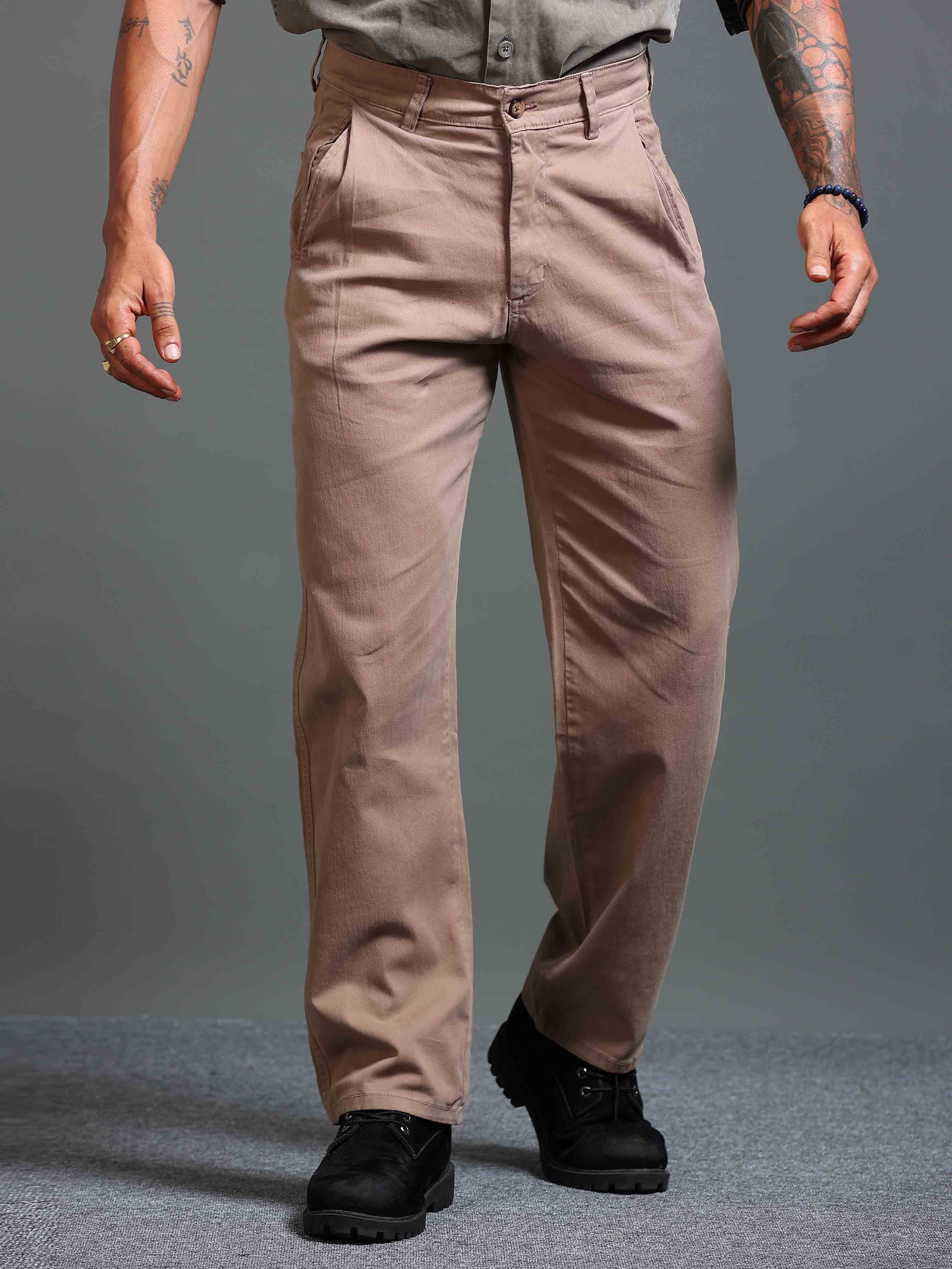 Suave Relaxed Trouser In Khakhi