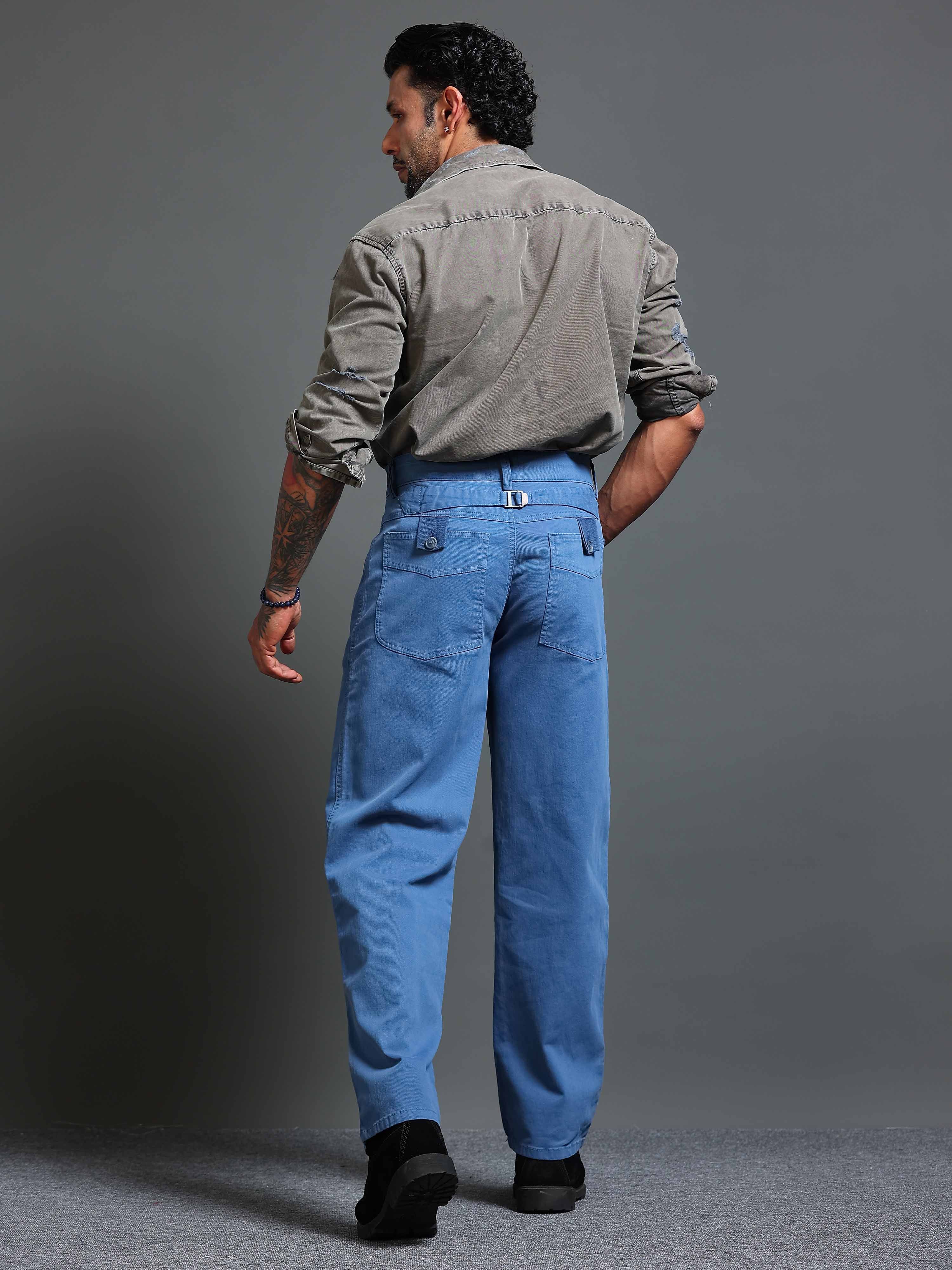 Suave Relaxed Trouser In Blue