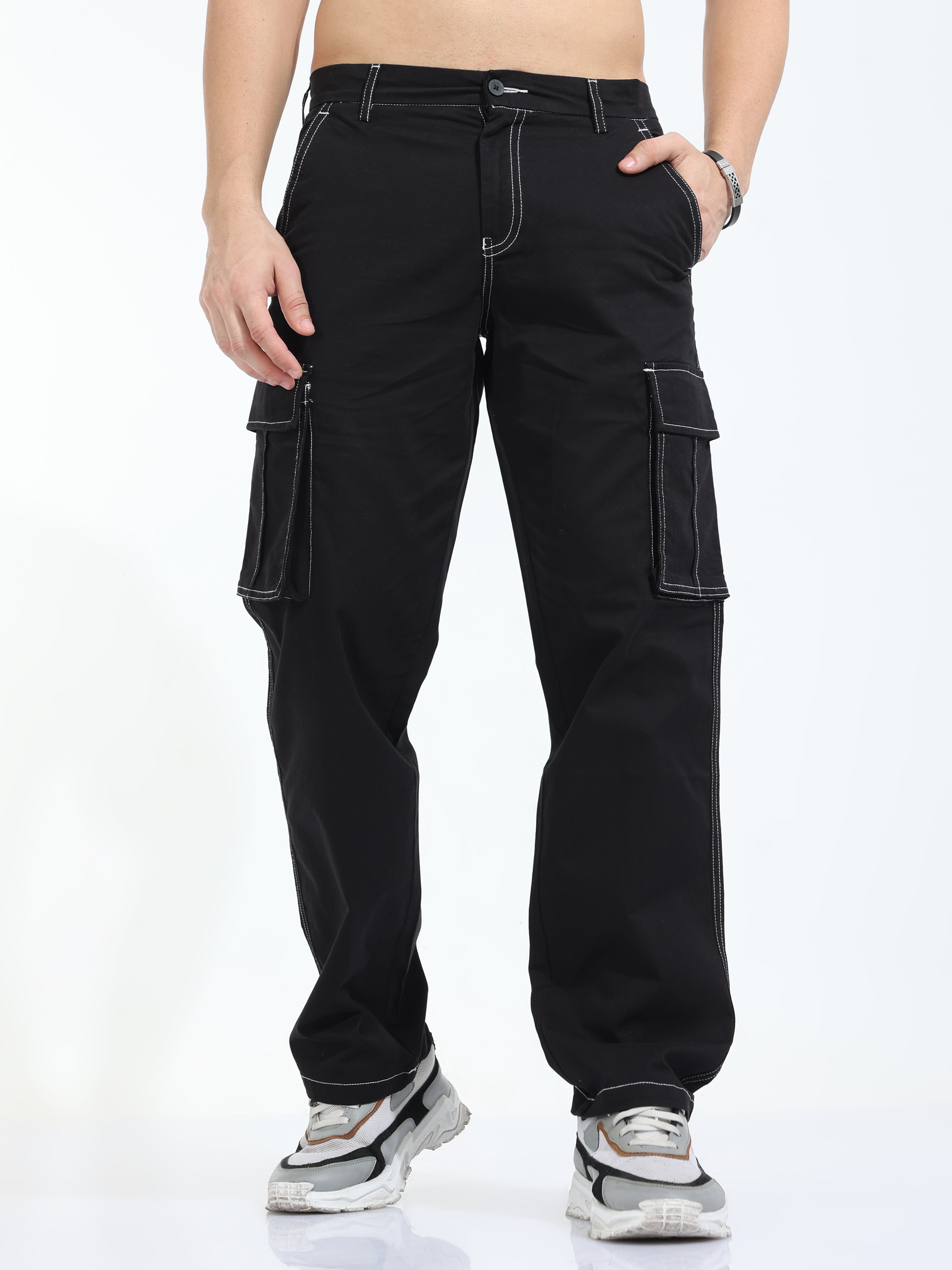 Mens Baggy Cargo Pant (Black) in Jodhpur at best price by Bagtesh Fashion -  Justdial