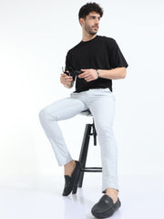 Linen Sky Blue Trouser