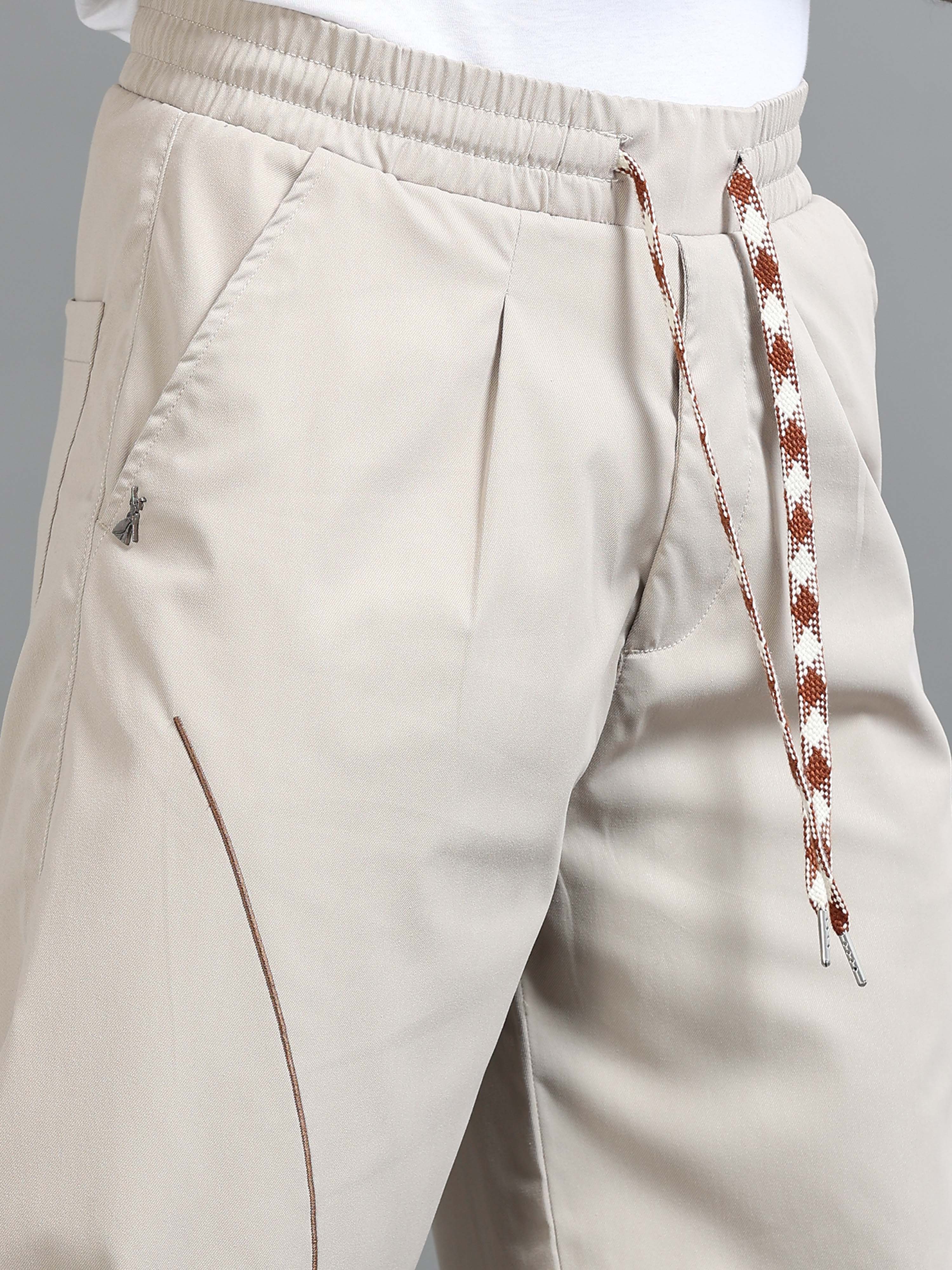 Flowstate Relaxed Trouser In Cream