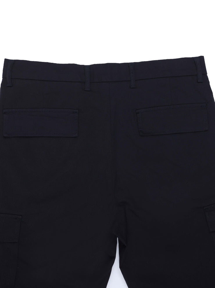 Finest Twill Black Baggy Fit Cargo