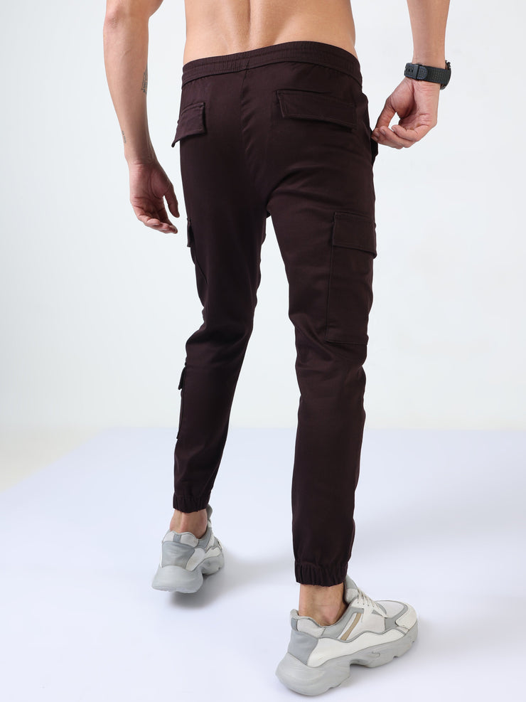 Utility Stretch Coffee Brown Jogger