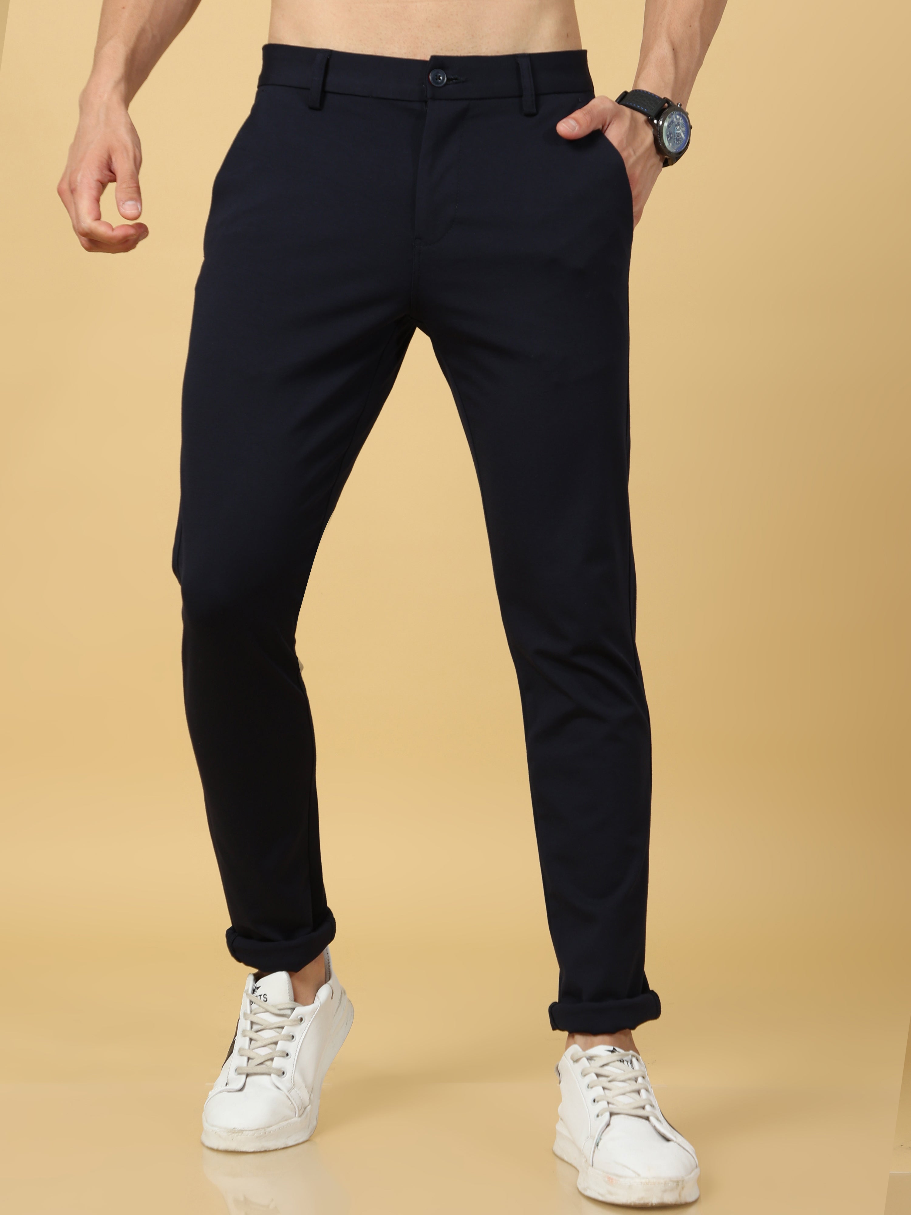 Super Stretch Navy Trouser