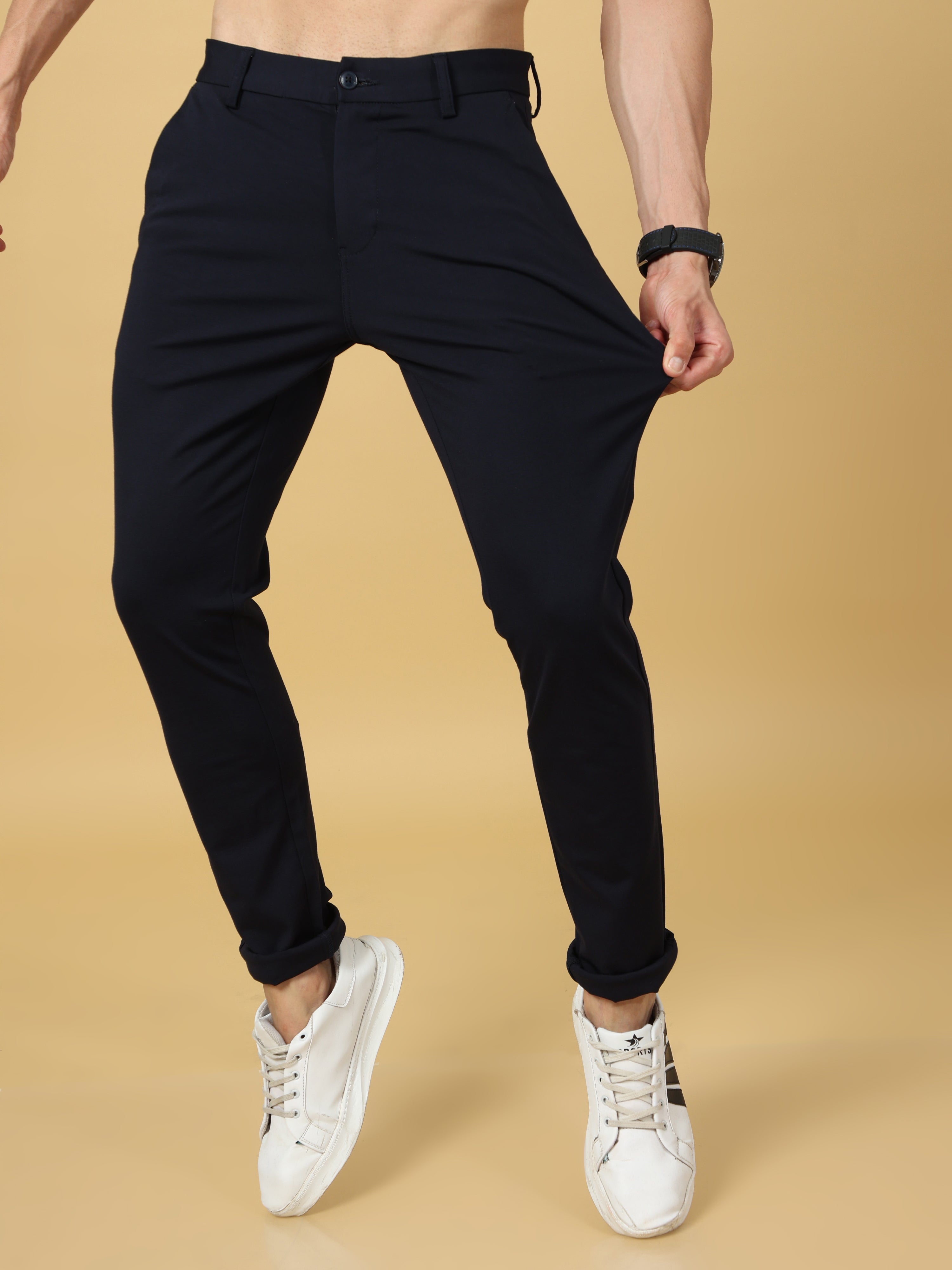 Super Stretch Navy Trouser