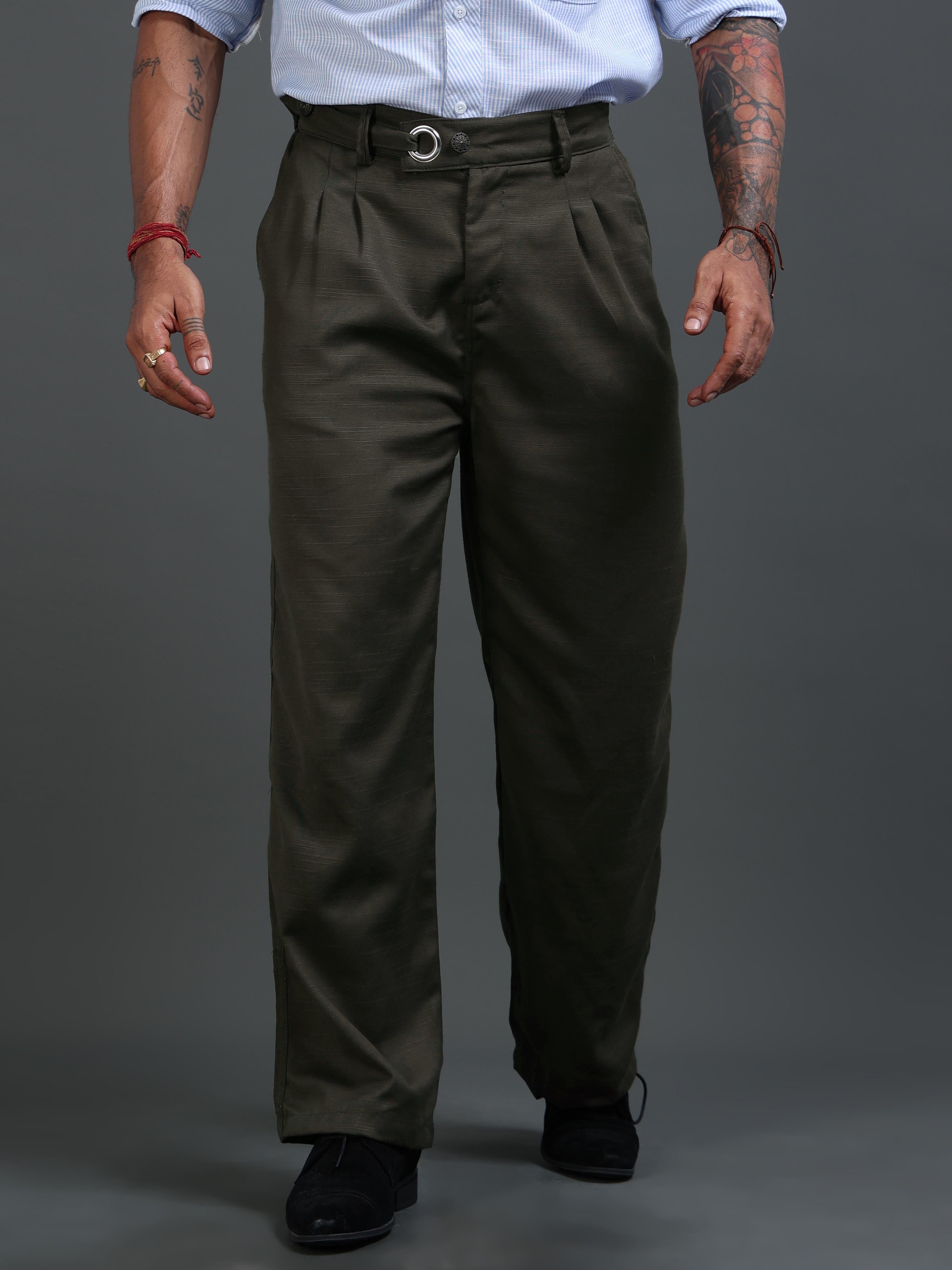 Riviera Relaxed Trouser In Brown