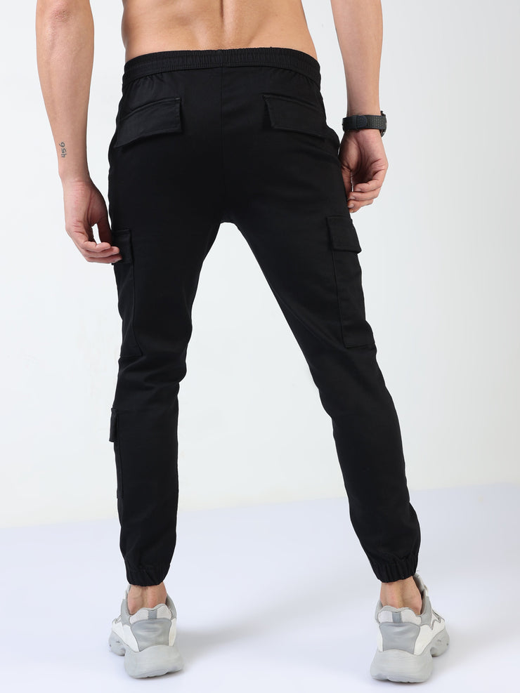 Utility Stretch Black Jogger