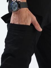 Utility Stretch Black Jogger