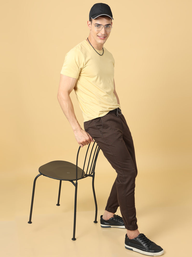 Basic Dark Olive Slim Fit Jogger