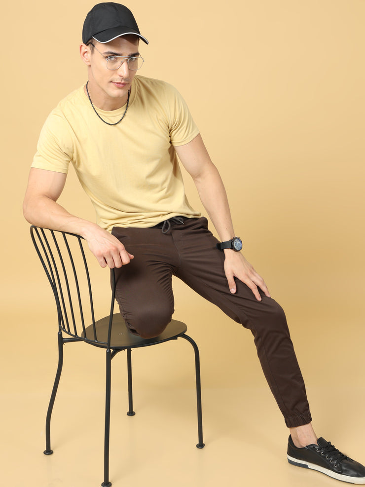 Basic Dark Olive Slim Fit Jogger