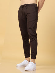 Basic Dark Brown Slim Fit Jogger