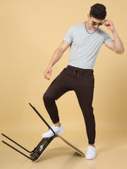 Basic Dark Brown Slim Fit Jogger