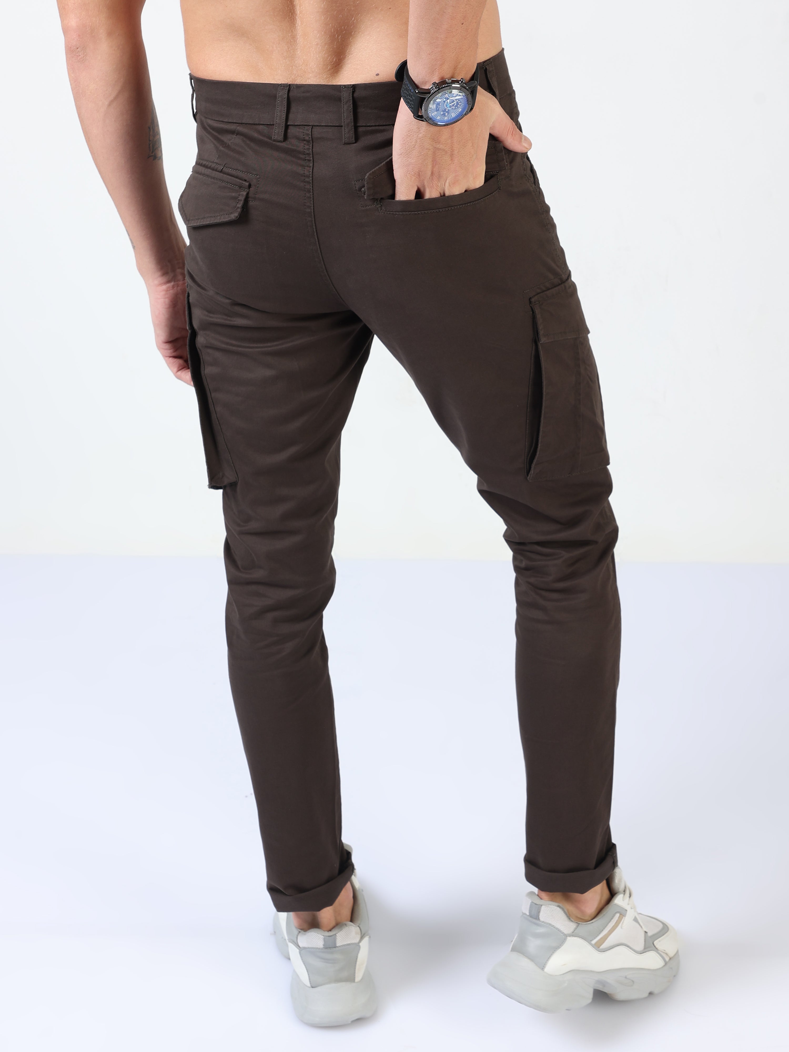 Chasin' Cargo Trousers Green, $80 | Asos | Lookastic