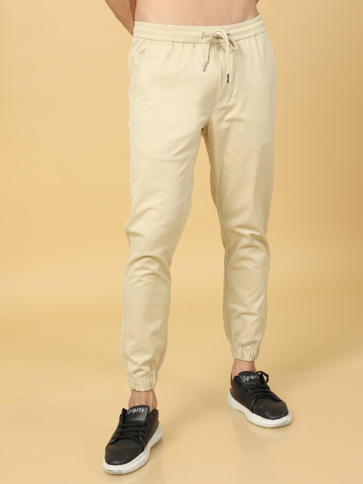 Basic Beige Slim Fit Jogger