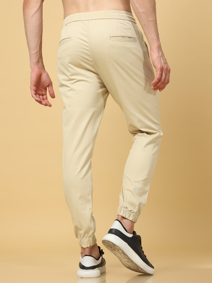 Basic Beige Slim Fit Jogger