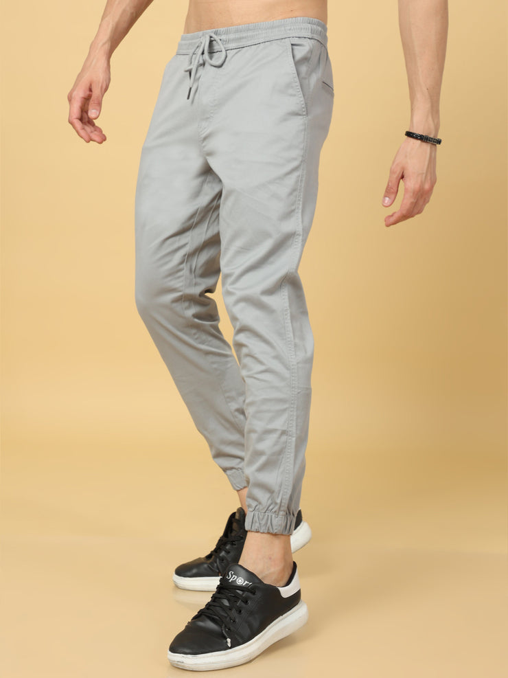 Basic Light Grey Slim Fit Jogger