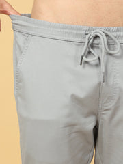 Basic Light Grey Slim Fit Jogger