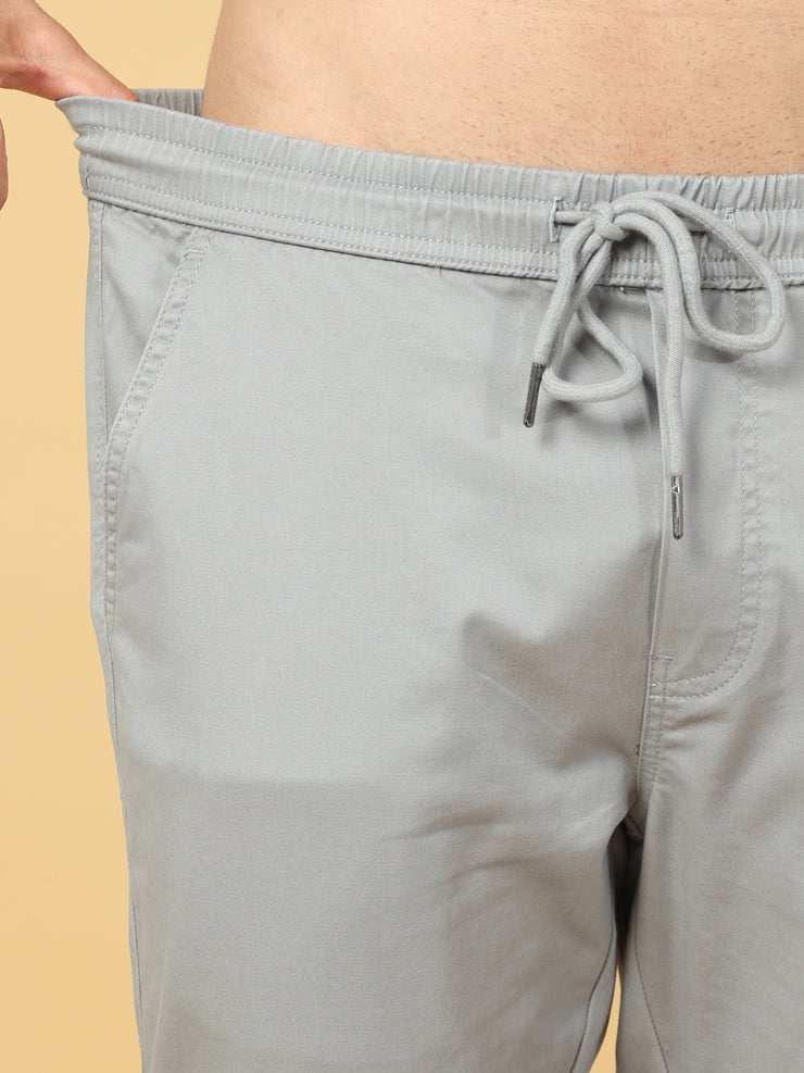Basic Light Grey Slim Fit Jogger