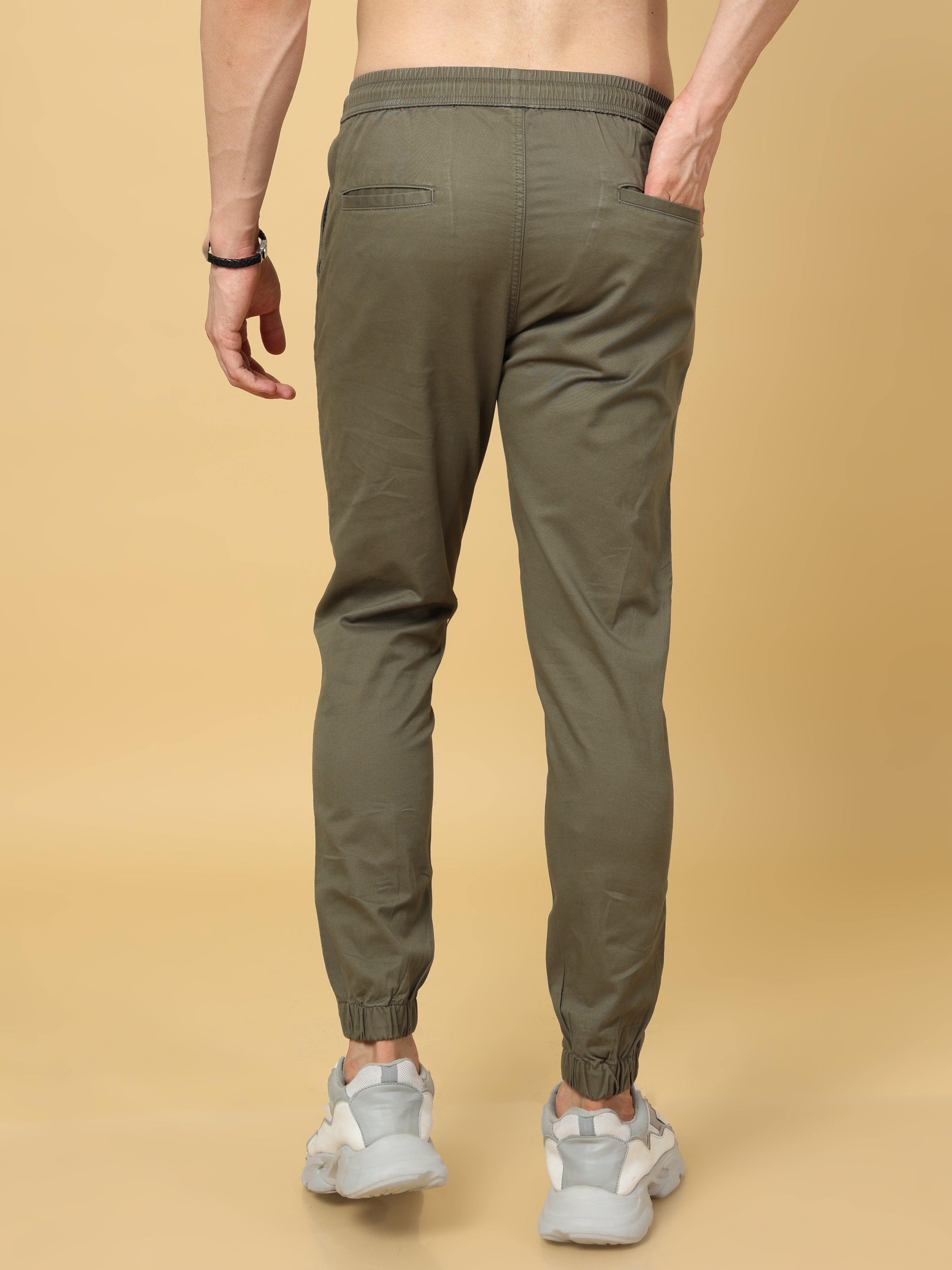 Basic Olive Slim Fit Jogger