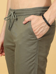 Basic Olive Slim Fit Jogger