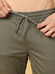 Basic Olive Slim Fit Jogger