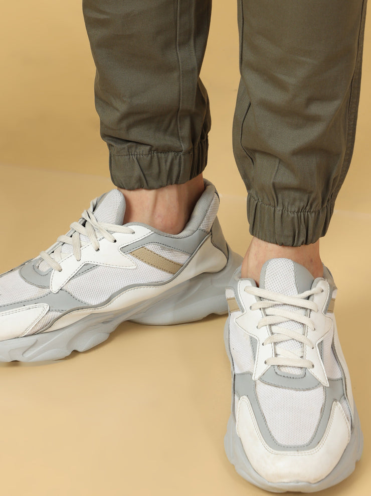 Basic Olive Slim Fit Jogger