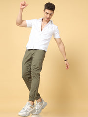 Basic Olive Slim Fit Jogger