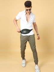 Basic Olive Slim Fit Jogger
