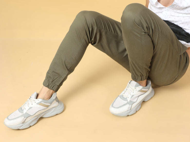 Basic Olive Slim Fit Jogger