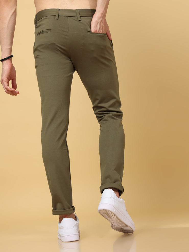 Super Stretch Olive Trouser