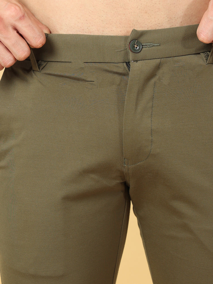 Super Stretch Olive Trouser