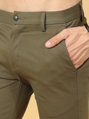 Super Stretch Olive Trouser