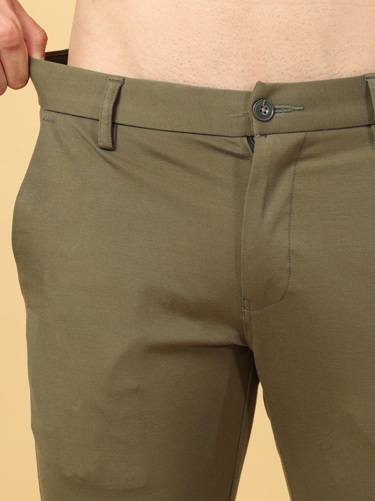 Super Stretch Olive Trouser
