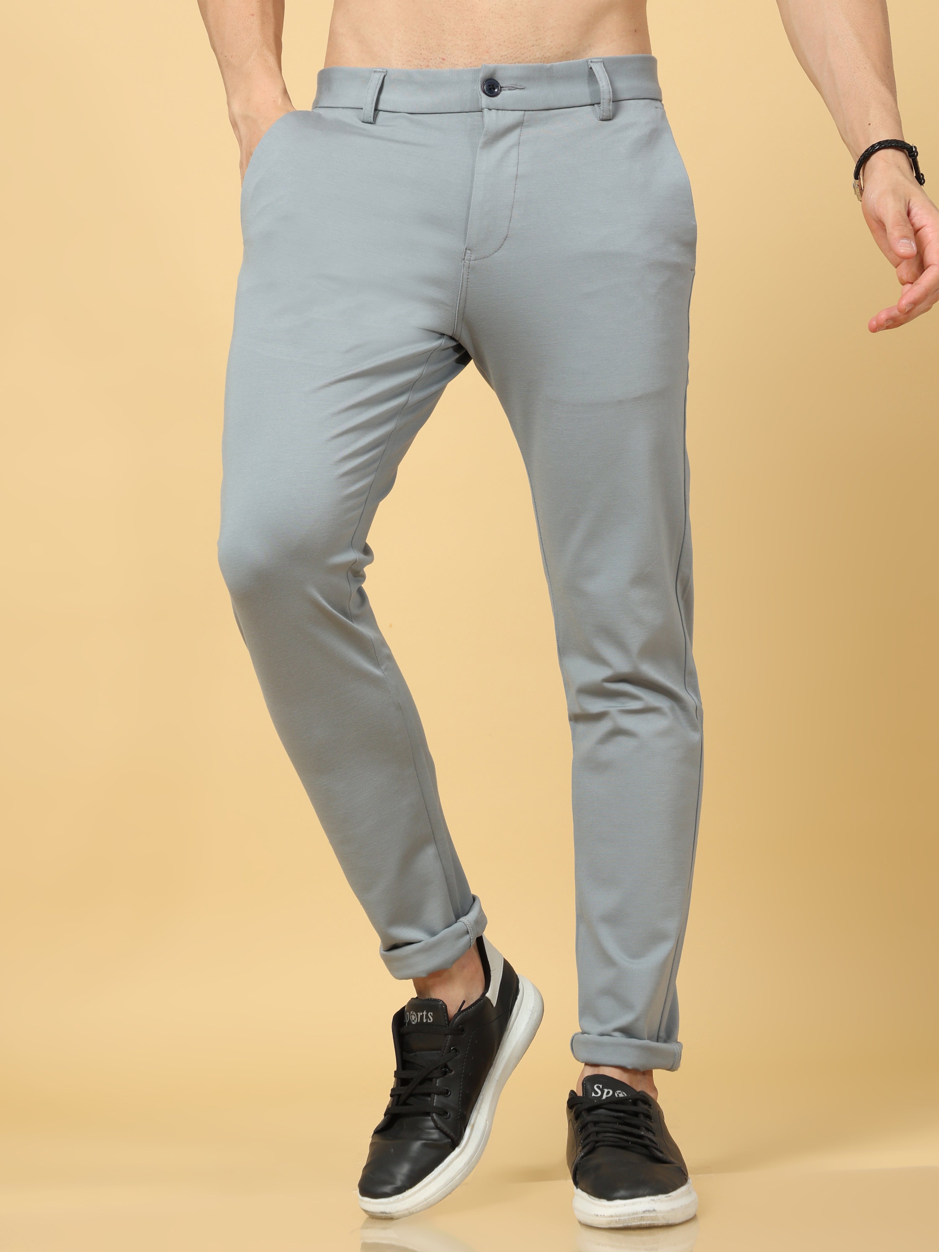 Super Stretch Smoke Grey Trouser