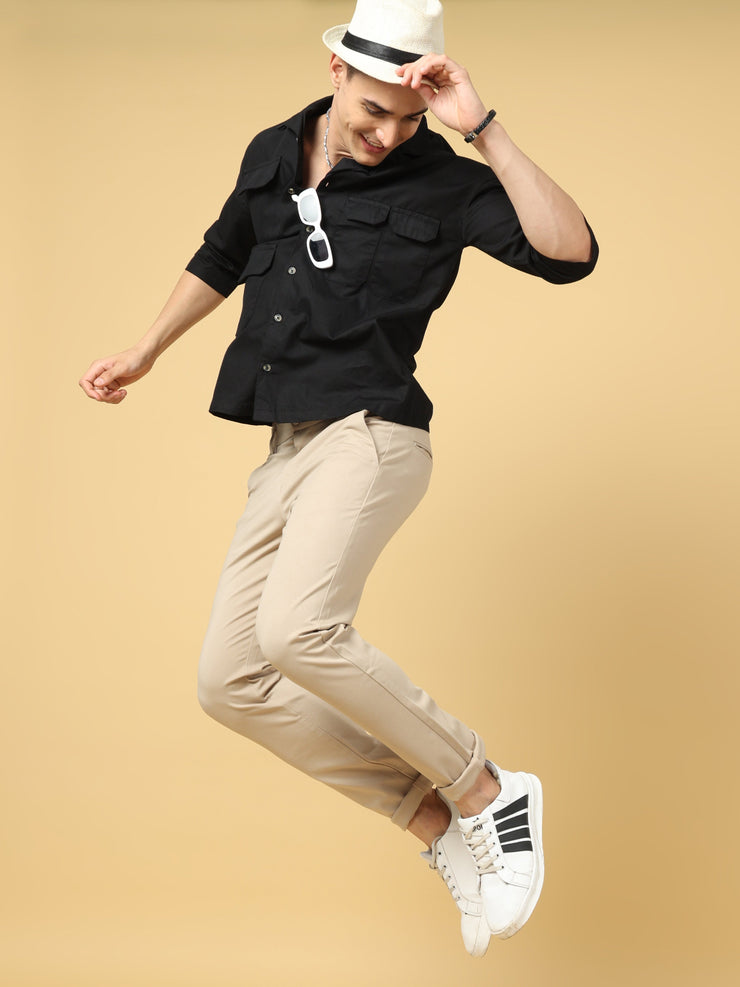 Super Stretch Beige Trouser