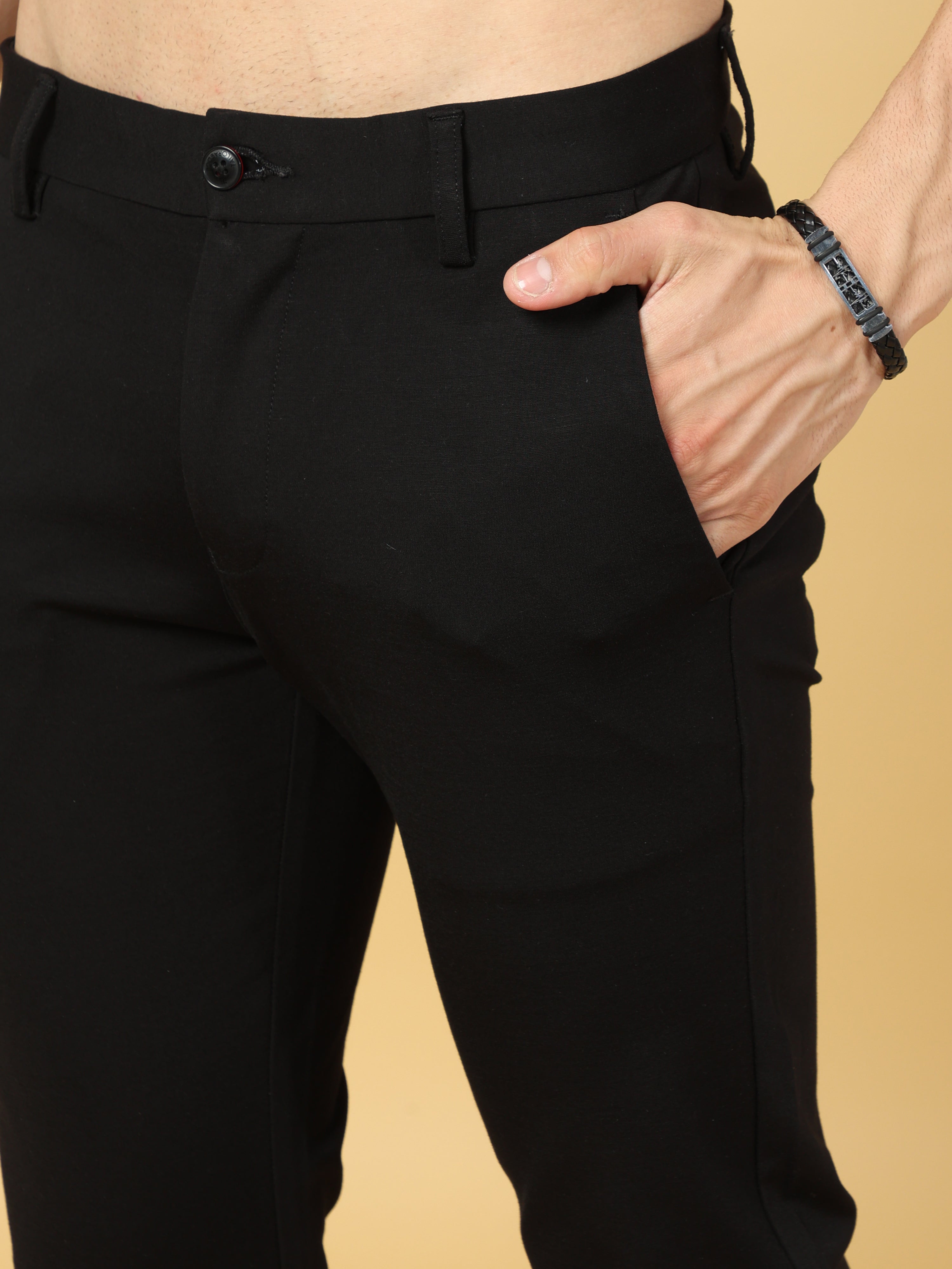 Super Stretch Black Trouser