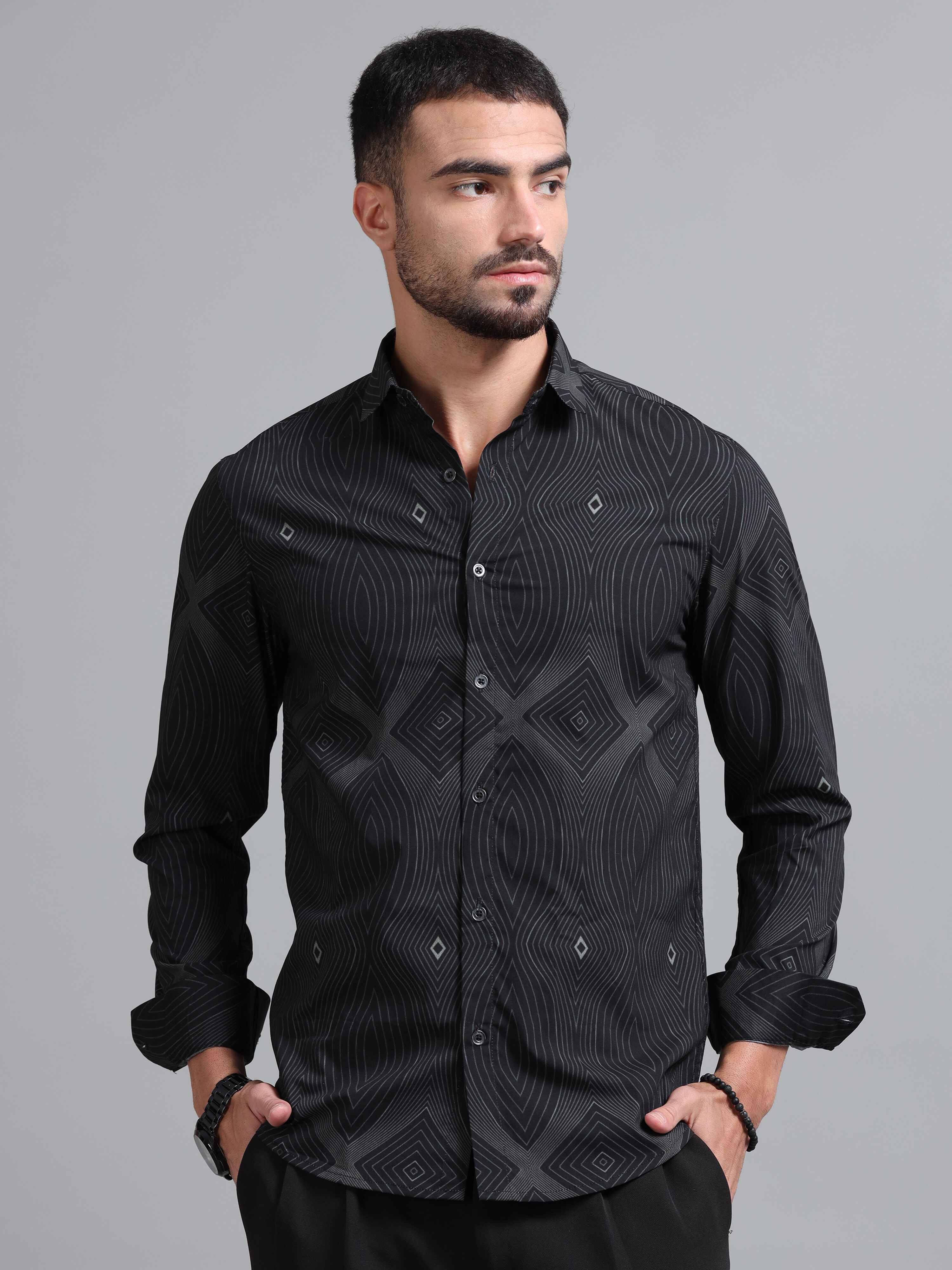 Lion Roar Printed Shirt for Men