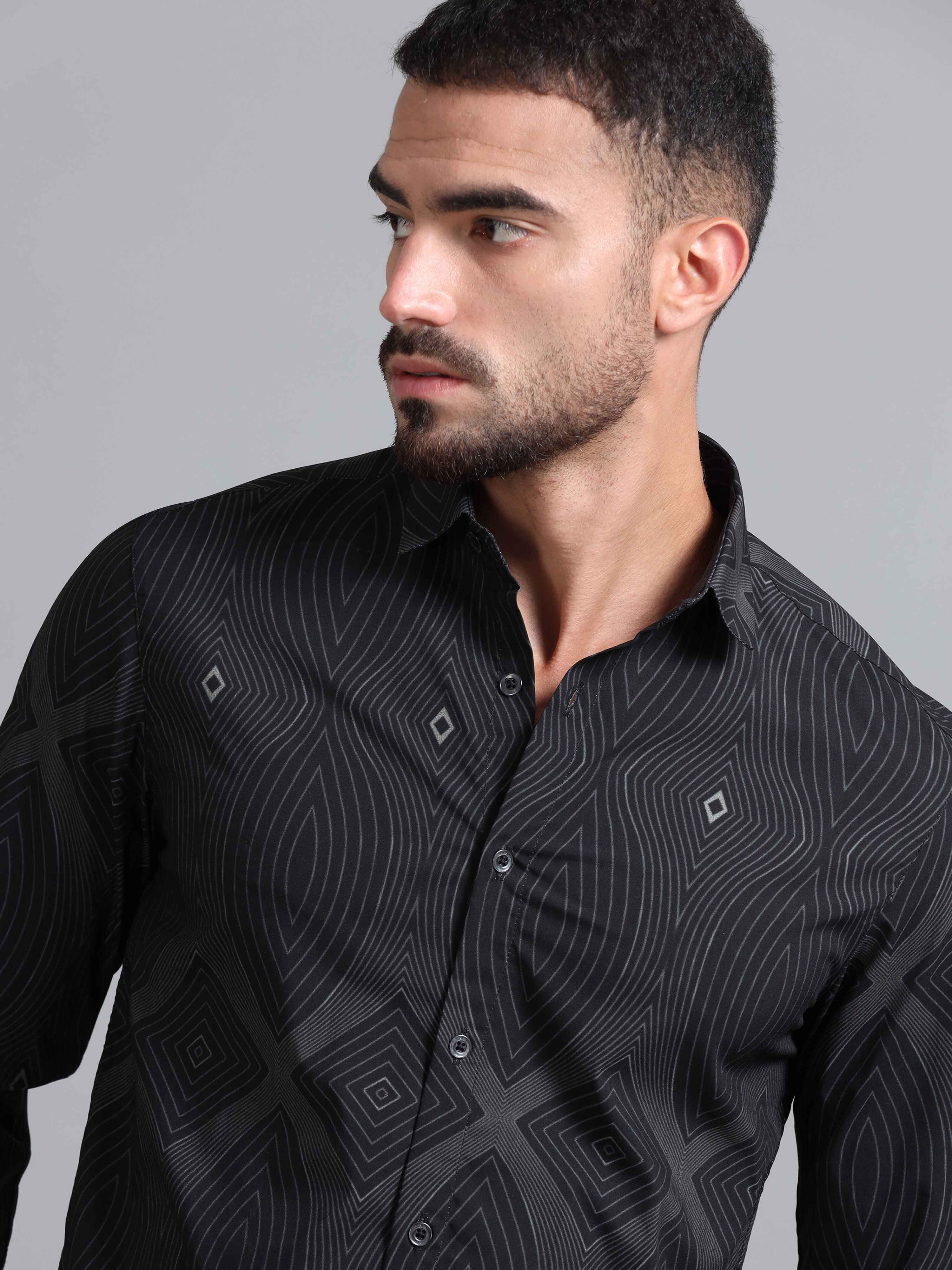 Lion Roar Printed Shirt for Men