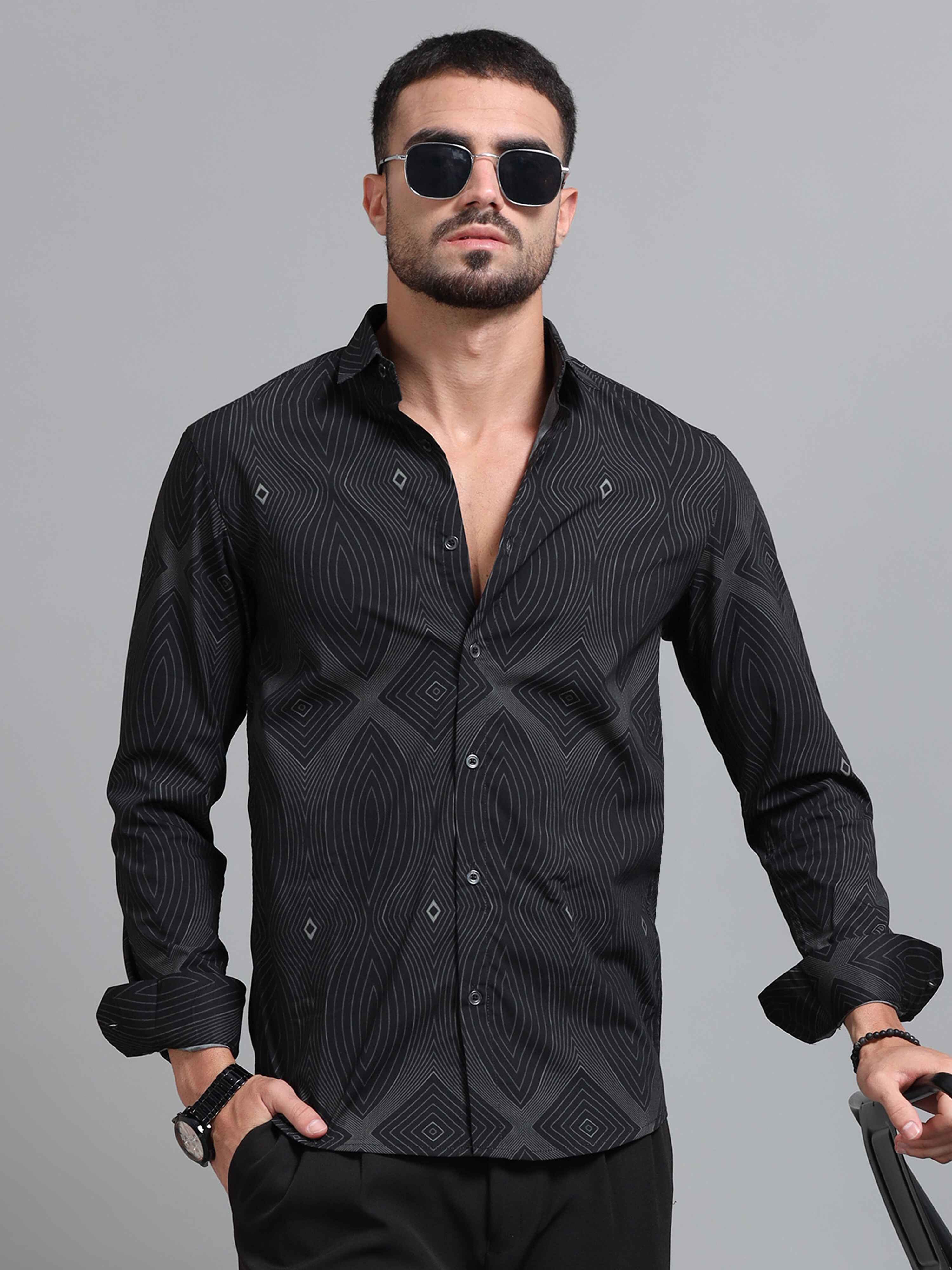Lion Roar Printed Shirt for Men