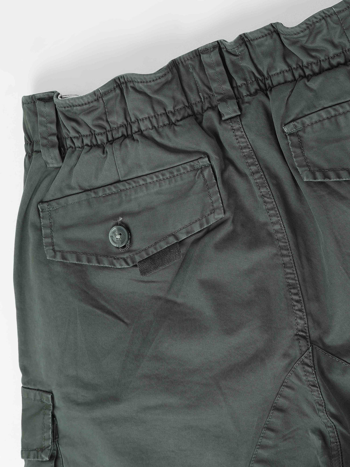 Sage Green Cargo Pants for Men detail view - Aero Nord Cargo Pant by Italian Colony