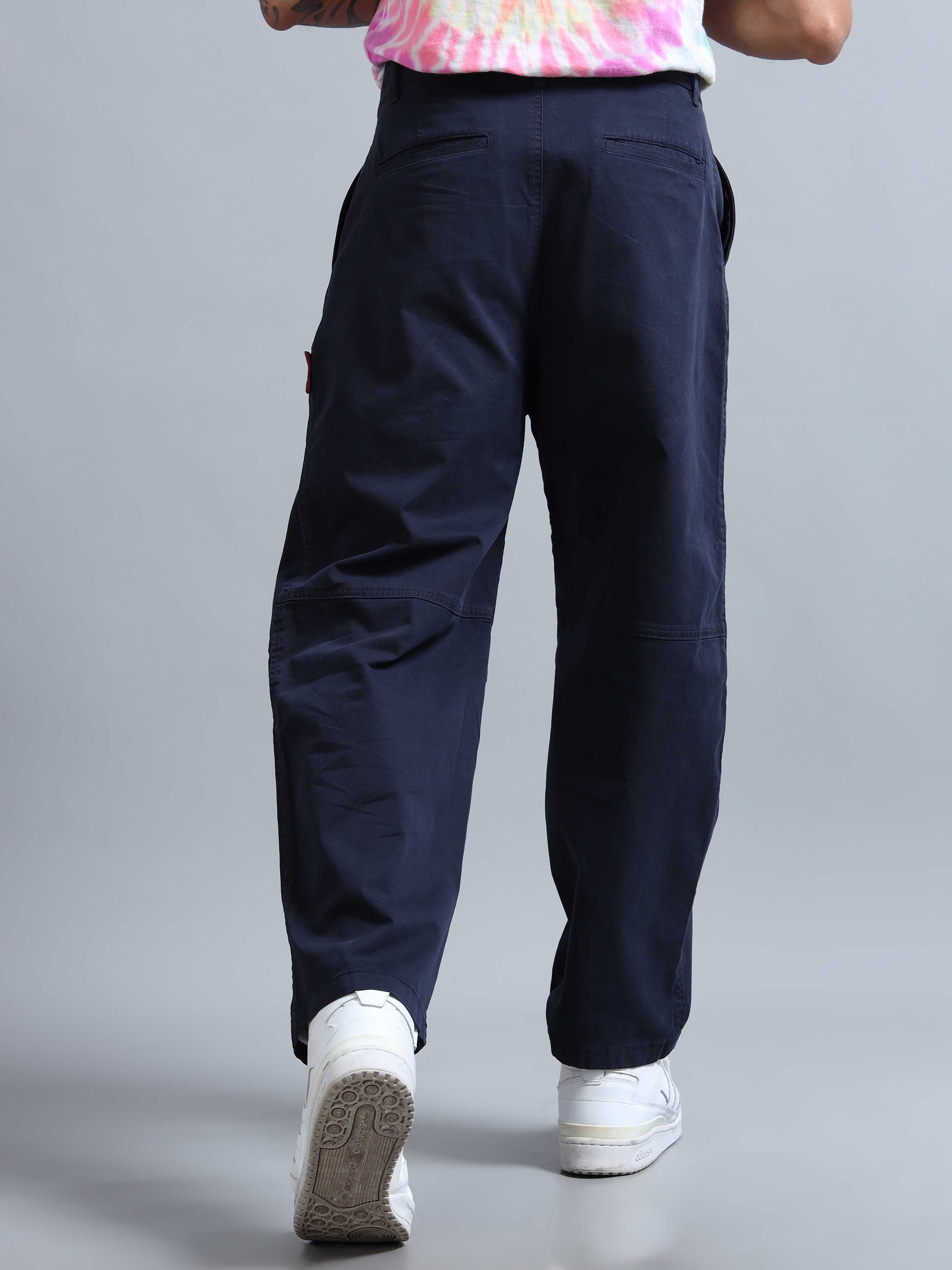 Battalion Embroidered Trouser In Navy