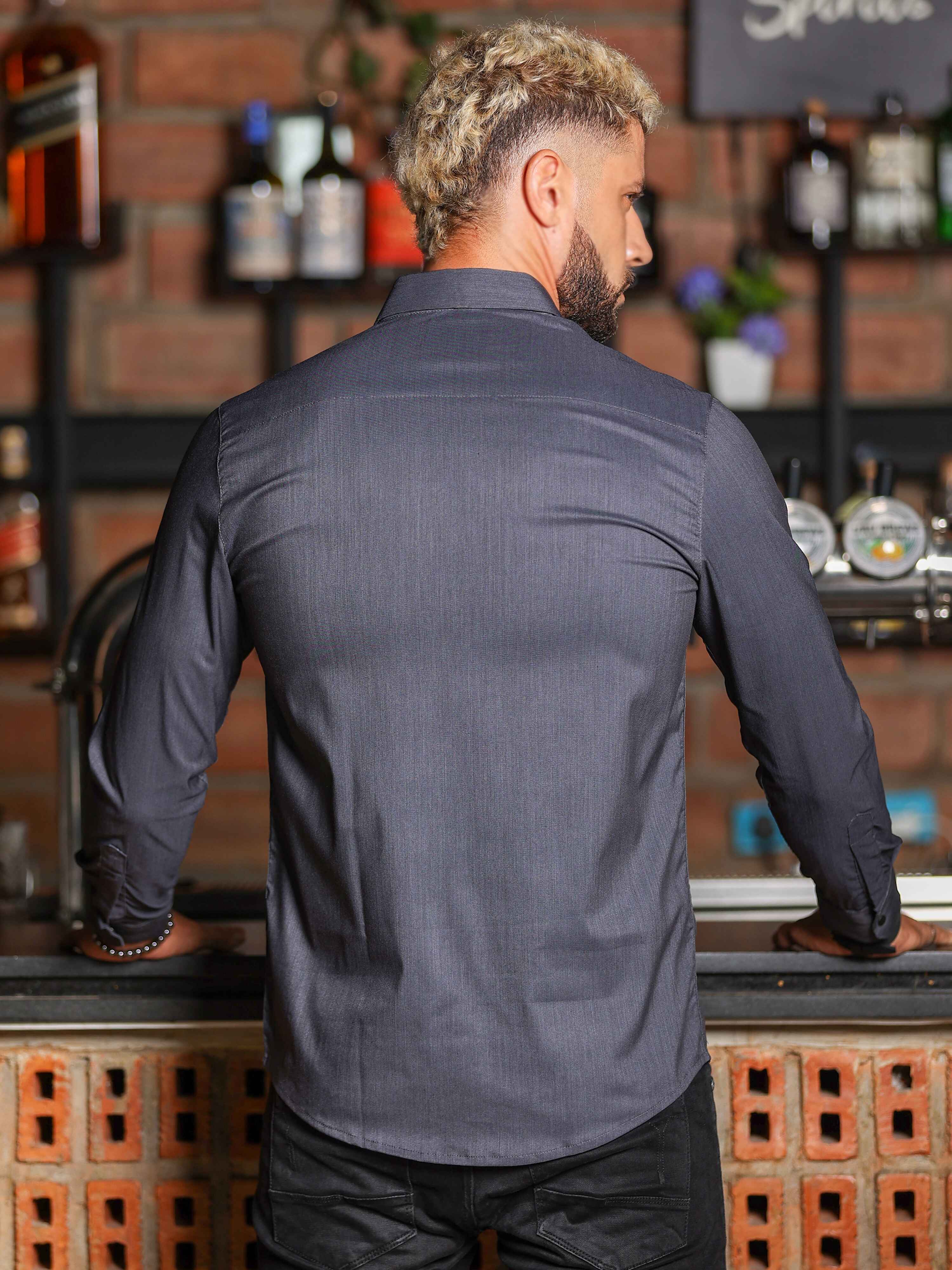 Shadow Lion Printed Shirt for Men