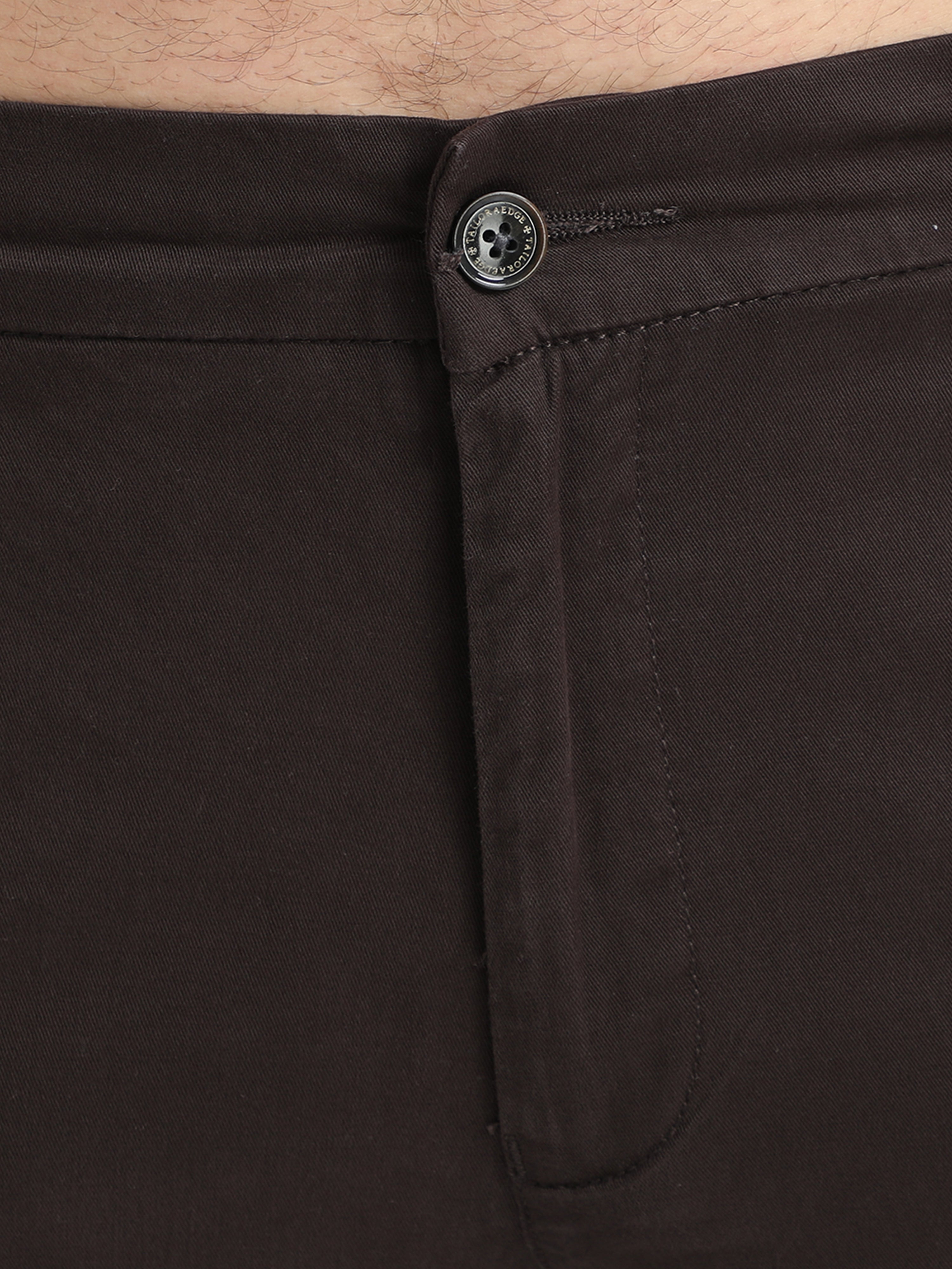 Modern Twill Brown Shorts for Men 