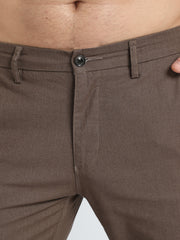 Linen Fur Brown Trouser