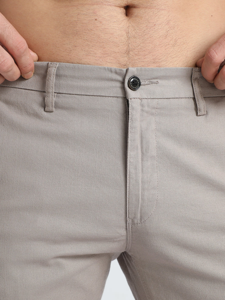 Linen Dust Grey Trouser