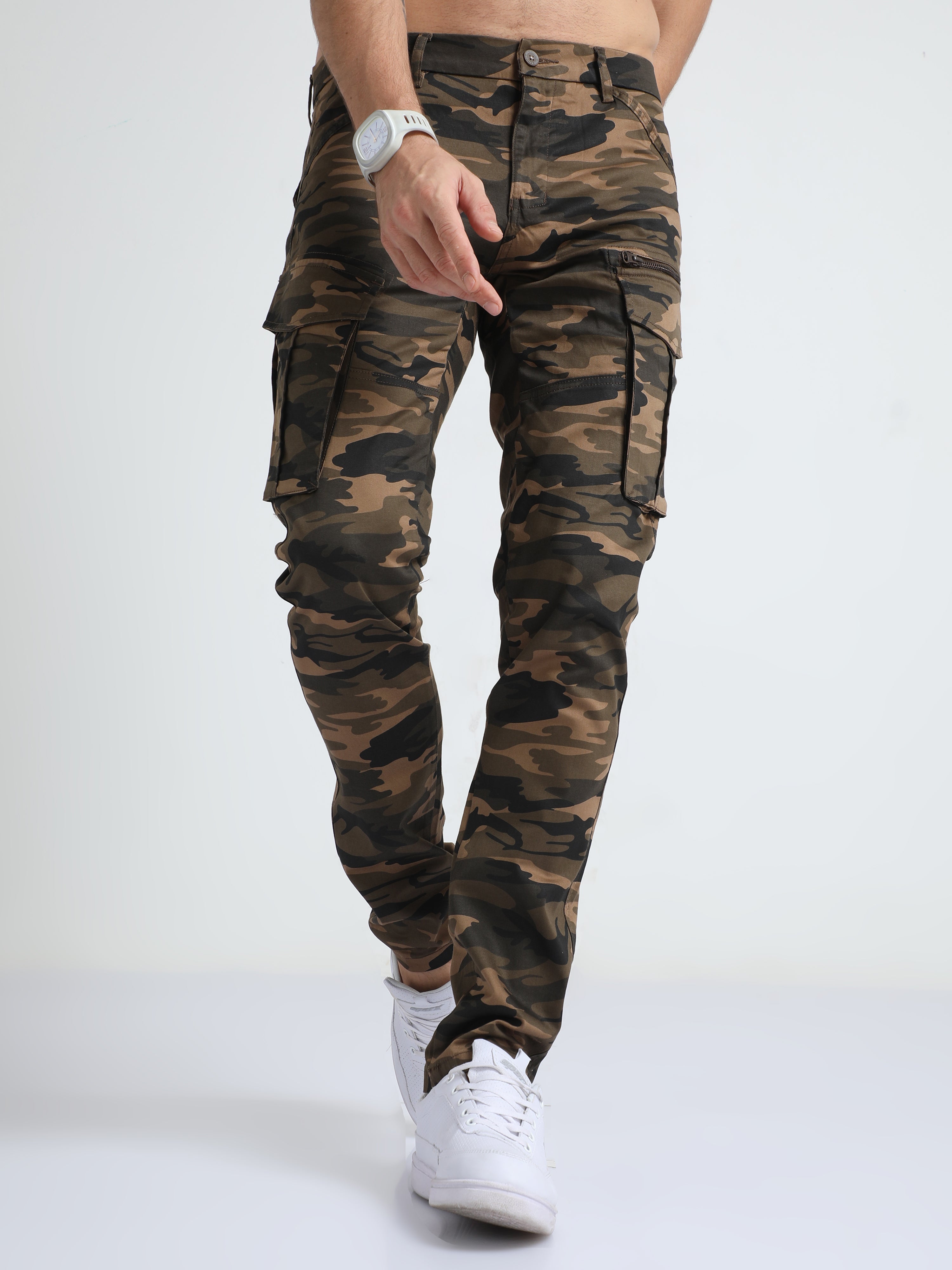 Shop Trendy Grey Utility Cargo Pants for Men Online