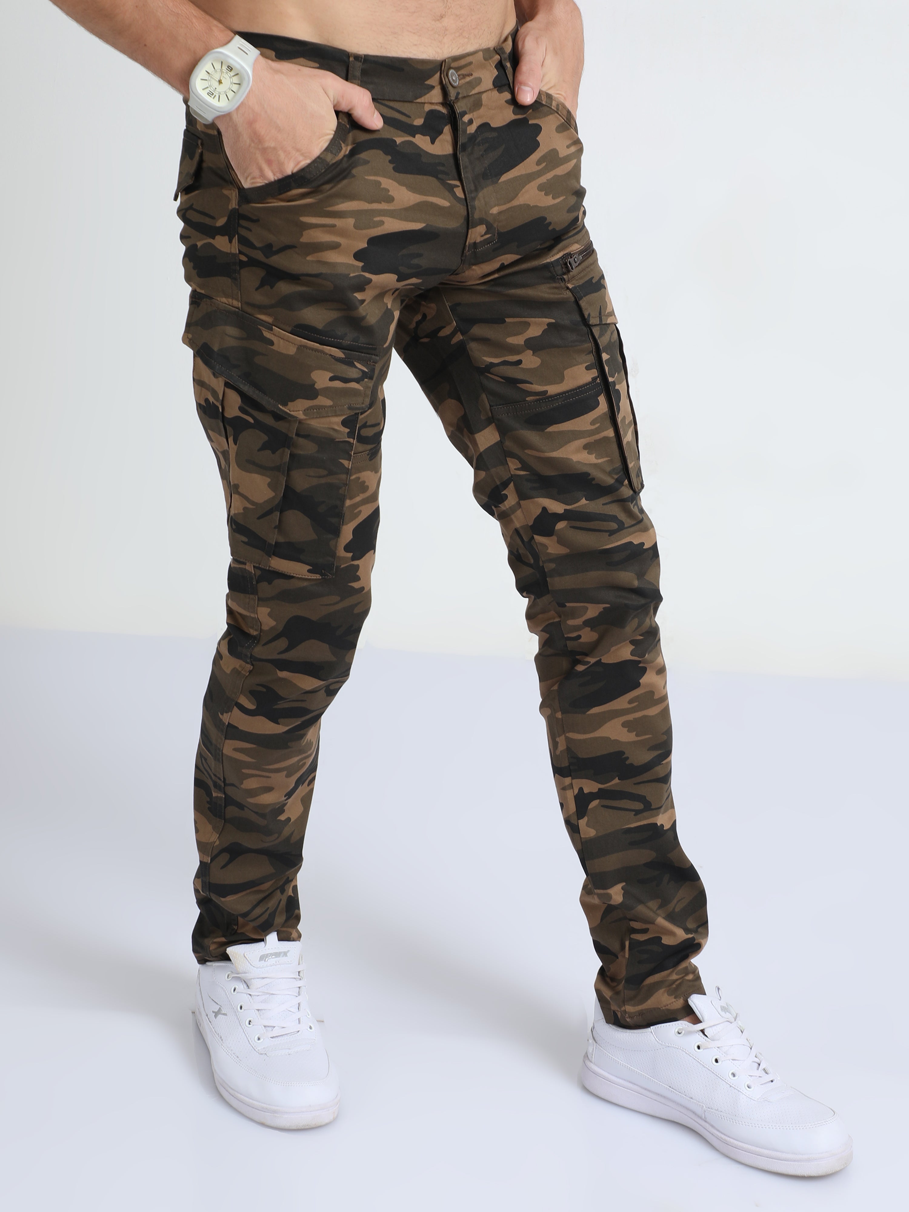 Utility Cream Camo Cargo Pant