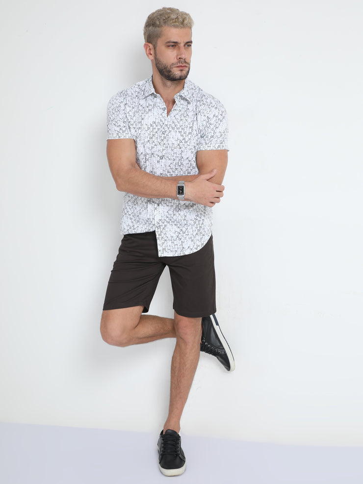 Modern Twill Dark Olive Shorts