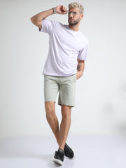 Modern Twill Pistachio Green Shorts