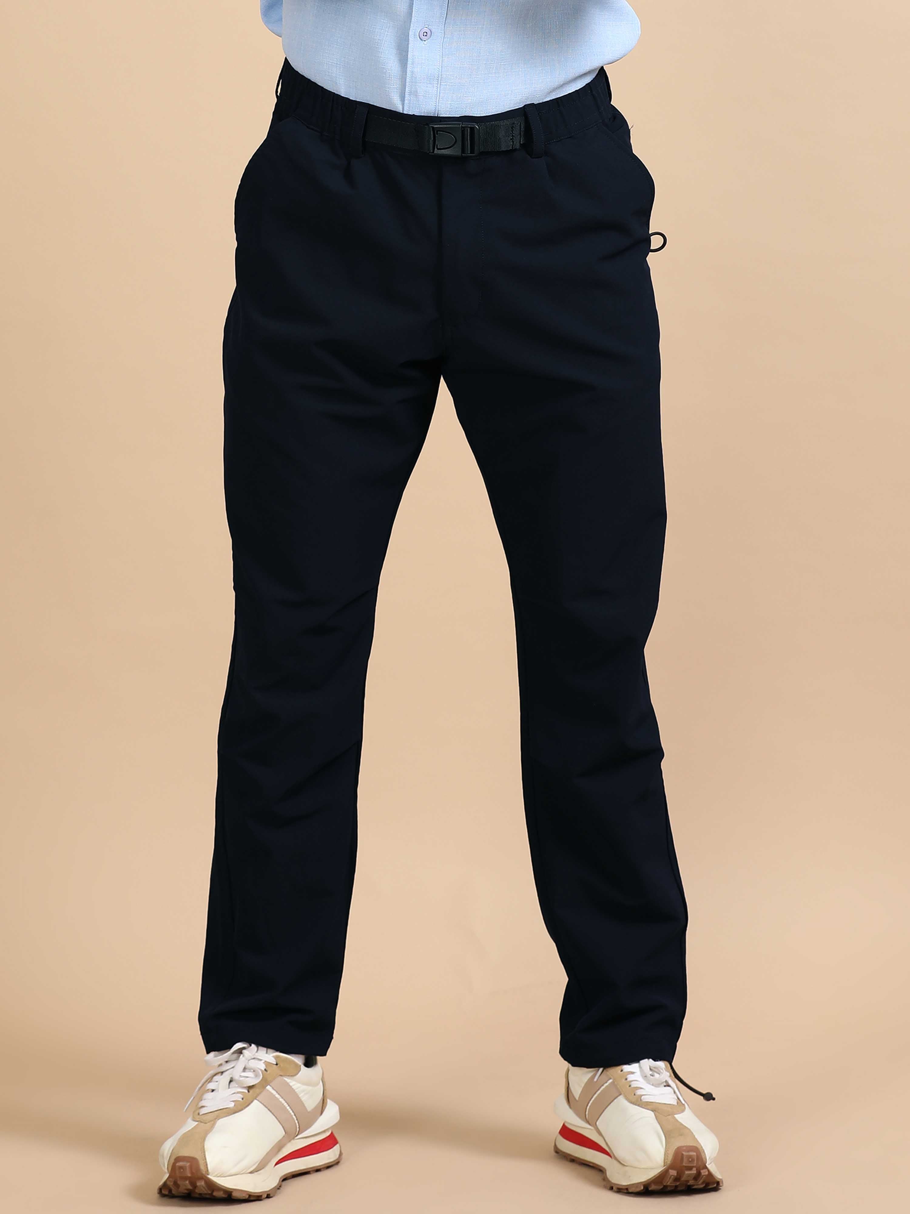 Mens Jogger Pants In Navy